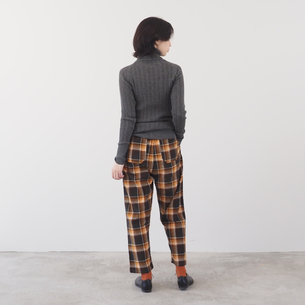 NARU(ナル) シャツコールチェック コージーパンツ 6658751