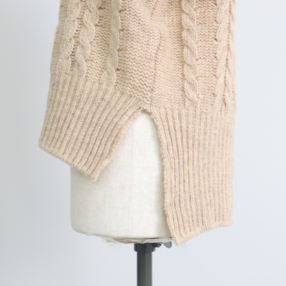 NARU(ナル) ドーゼットエアーヤーン エアリーアランコモドニット 668401