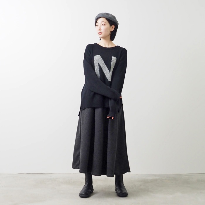 【WEB限定】NARU(ナル) タスマニアラムＮニット 6W520