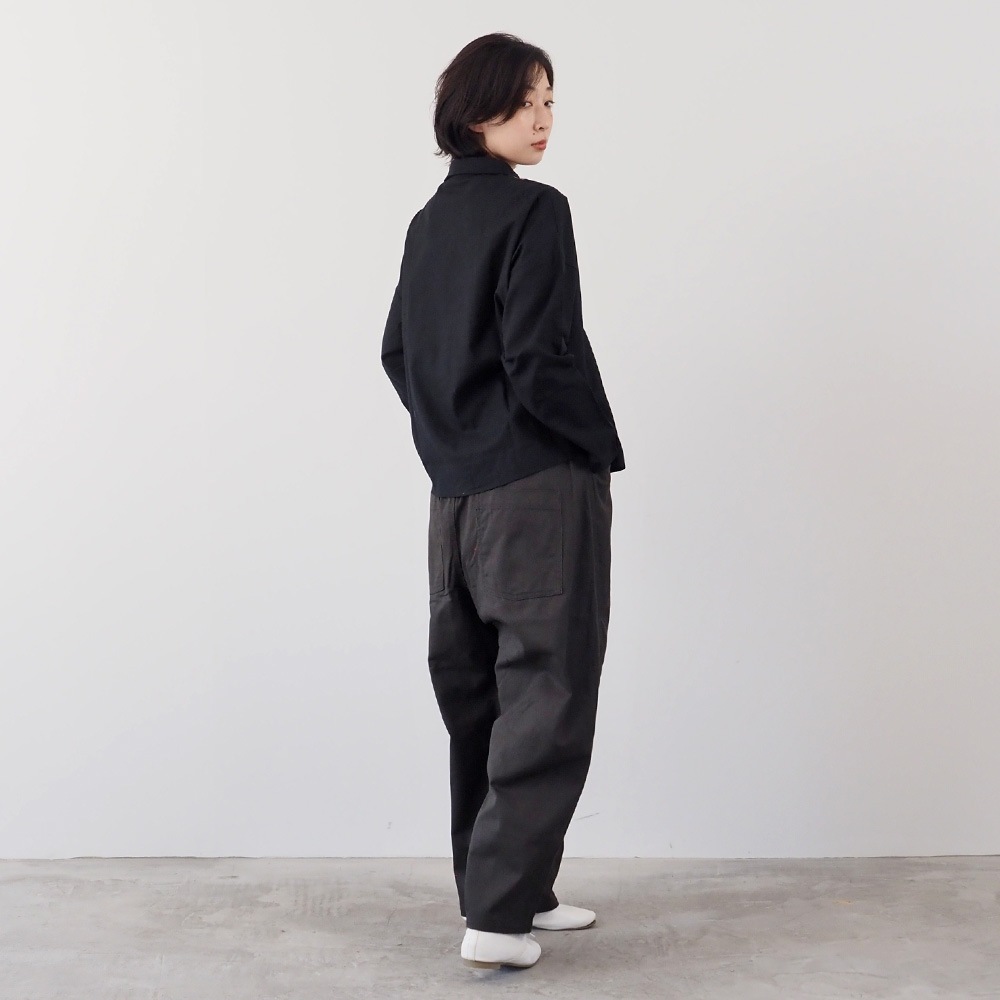 NARU(ナル) ビエラワッシャー×ビエラベタ小花柄 ヨークシャツ 665858