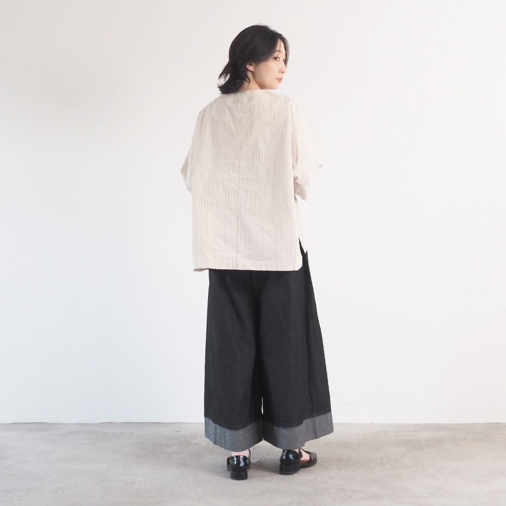 NARU(ナル) 8オンスムラデニム ノッポバギーパンツ 6708001