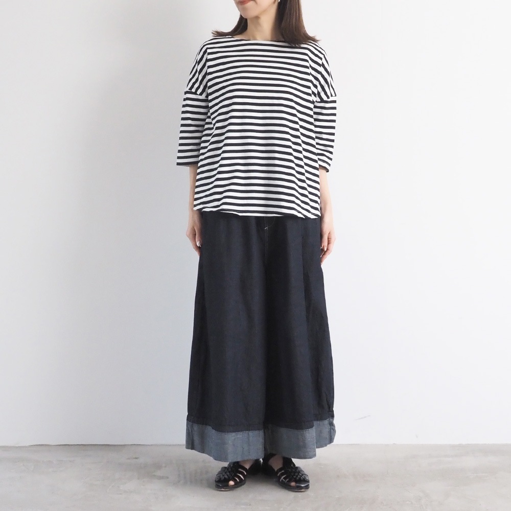 NARU(ナル) 8オンスムラデニム ノッポバギーパンツ 6708001