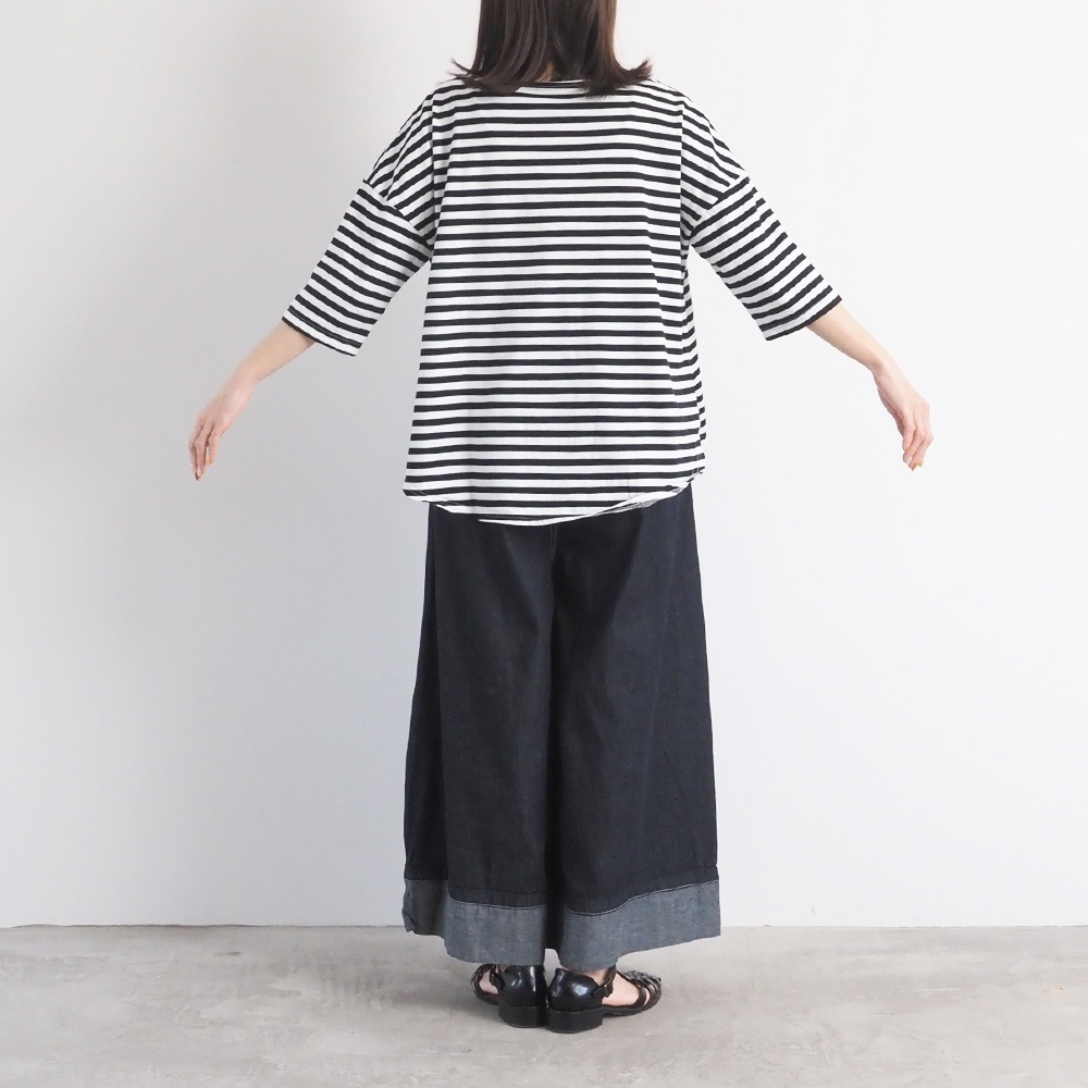 NARU(ナル) 8オンスムラデニム ノッポバギーパンツ 6708001