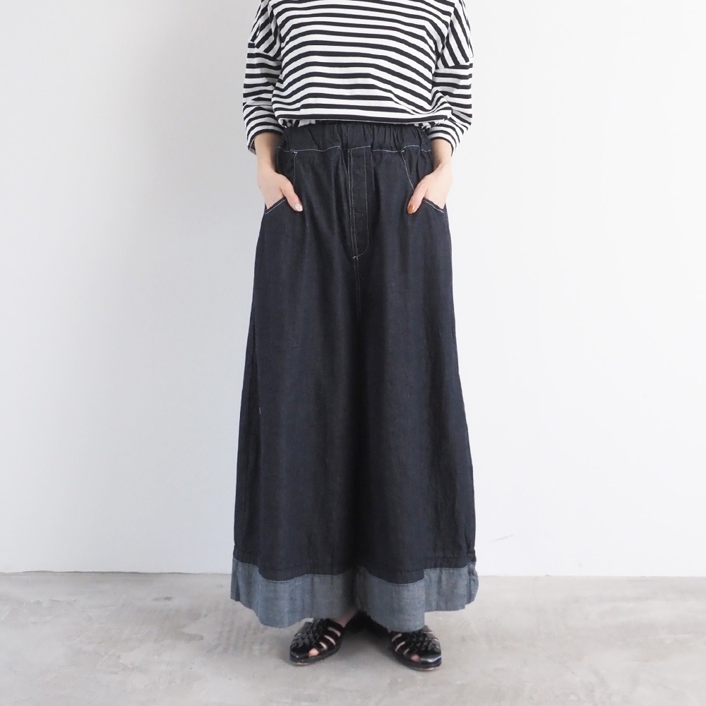 NARU(ナル) 8オンスムラデニム ノッポバギーパンツ 6708001