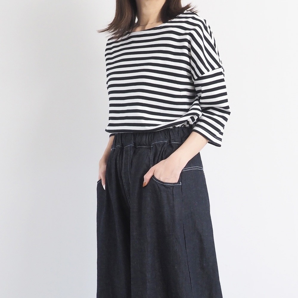 NARU(ナル) 8オンスムラデニム ノッポバギーパンツ 6708001