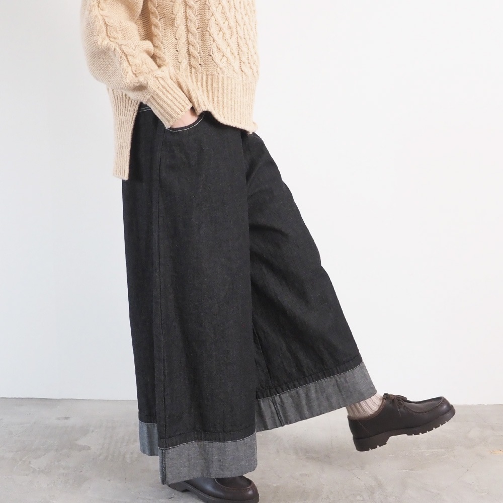 NARU(ナル) 8オンスムラデニム ノッポバギーパンツ 6708001