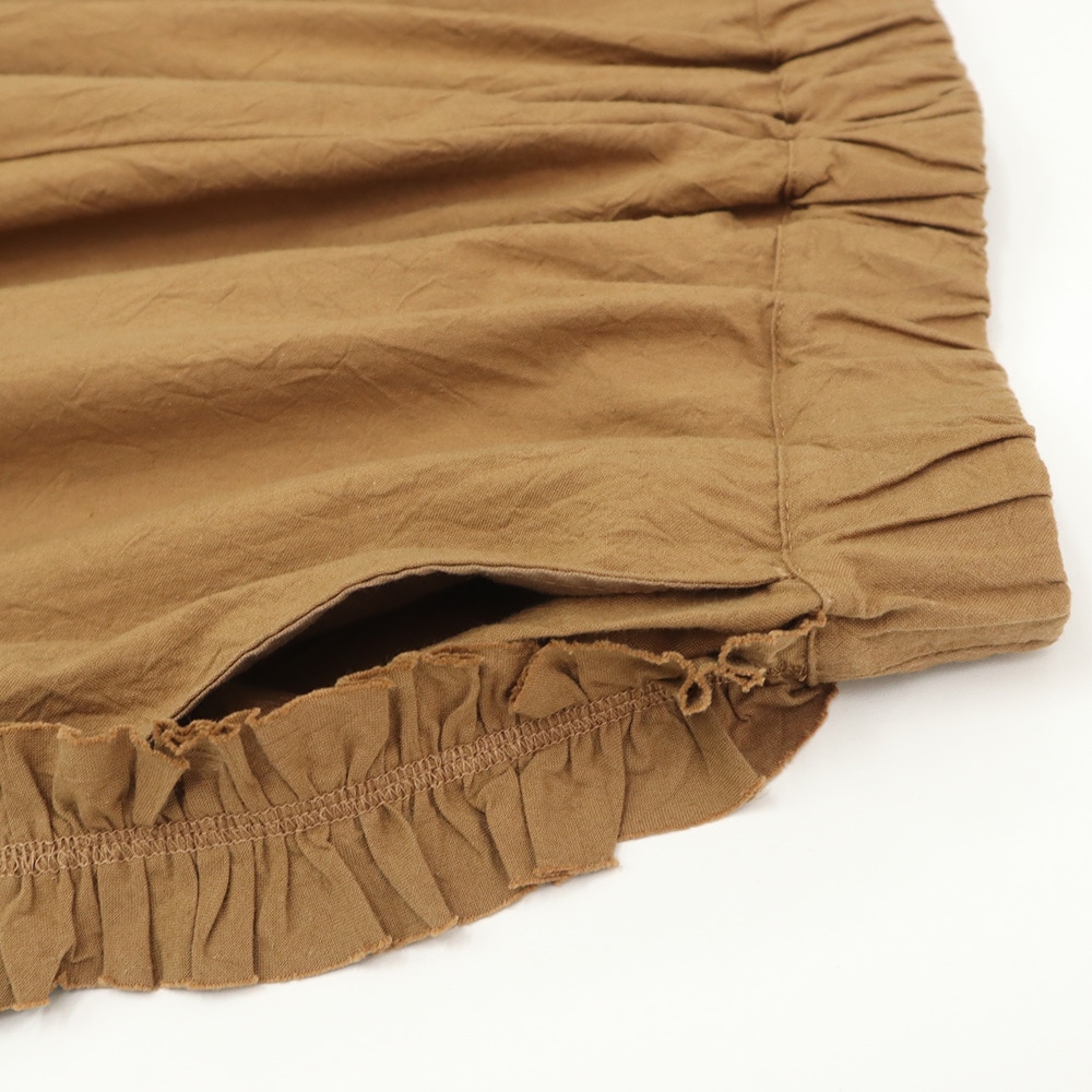 NARU(ナル) シーチングハンドワッシャー フリンジパンツ 6708301