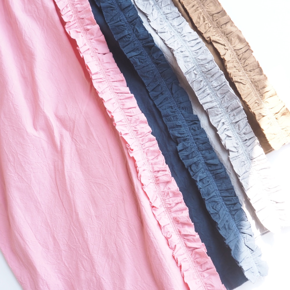 NARU(ナル) シーチングハンドワッシャー フリンジパンツ 6708301