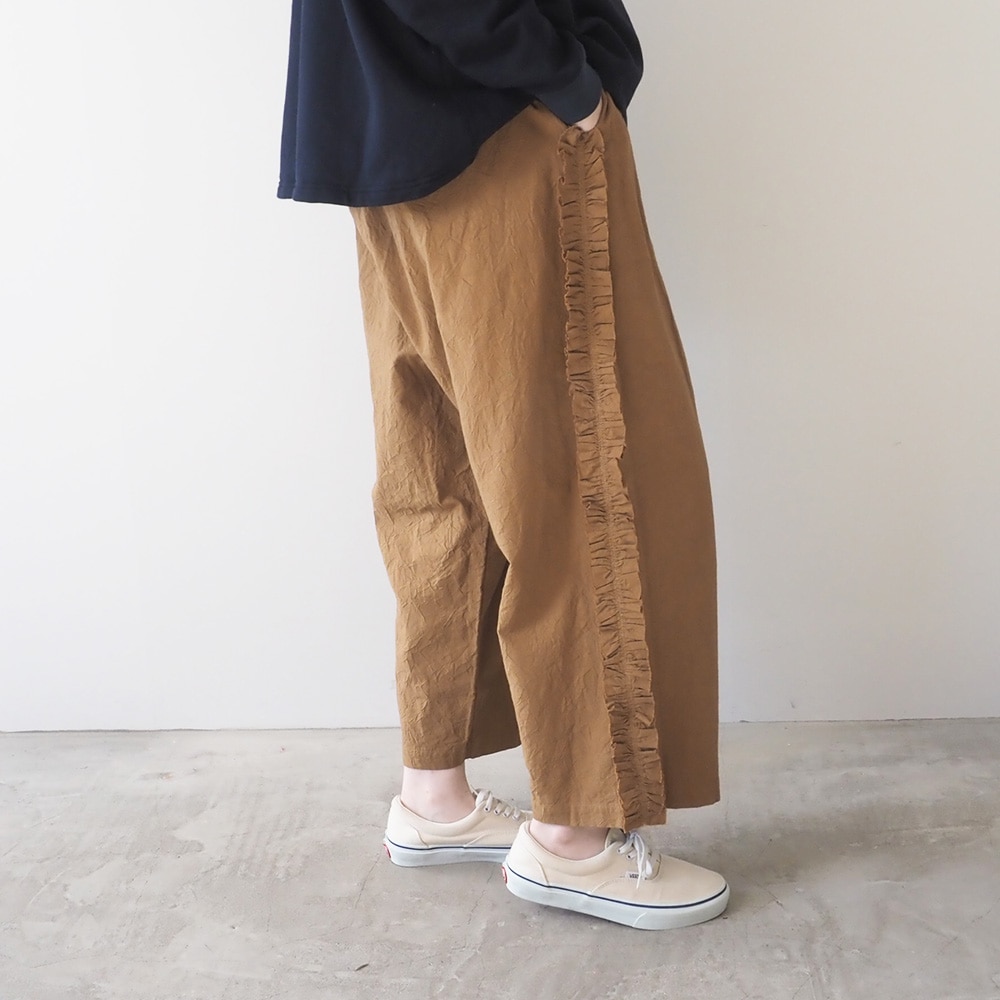 NARU(ナル) シーチングハンドワッシャー フリンジパンツ 6708301