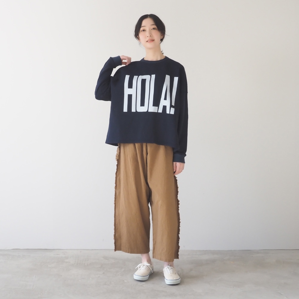 NARU(ナル) シーチングハンドワッシャー フリンジパンツ 6708301