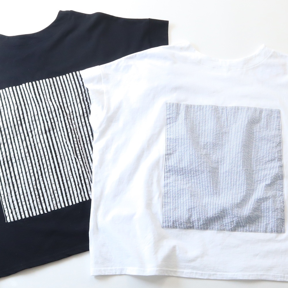 NARU(ナル) ナチュラルソフト天竺 レクタングルパネルTシャツ 674307