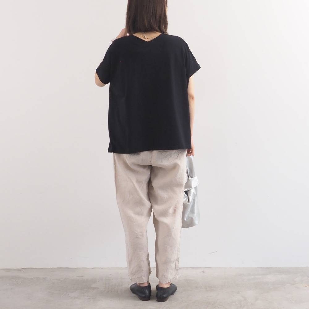 NARU(ナル) ナチュラルソフト天竺 レクタングルパネルTシャツ 674307