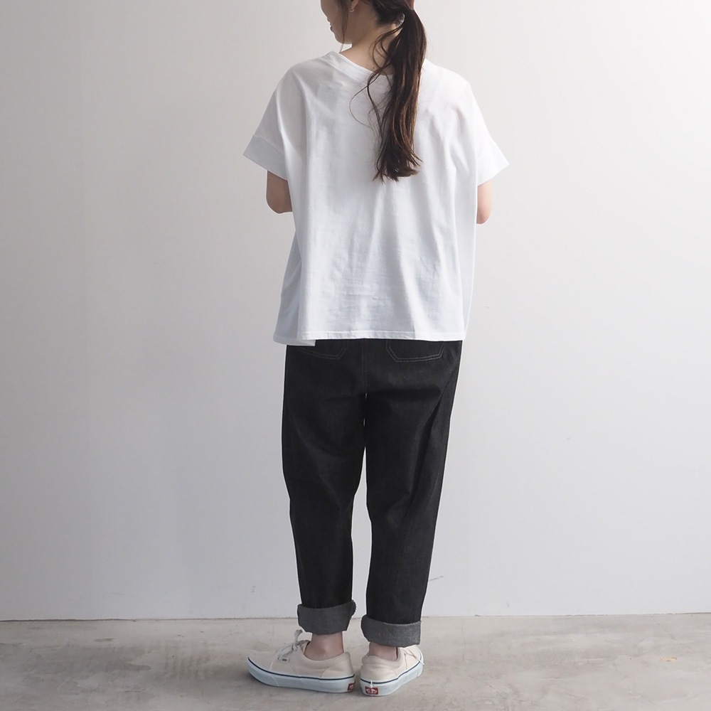 NARU(ナル) ナチュラルソフト天竺 レクタングルパネルTシャツ 674307