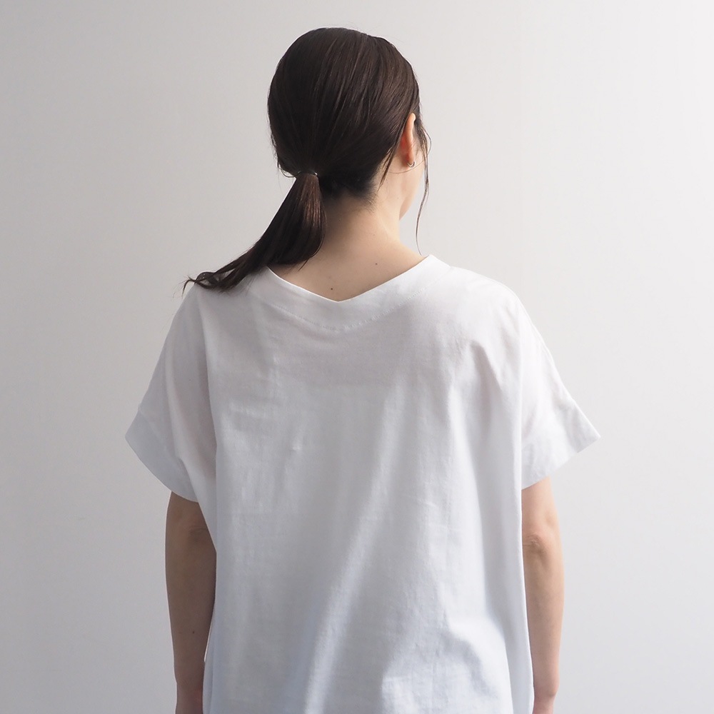NARU(ナル) ナチュラルソフト天竺 レクタングルパネルTシャツ 674307