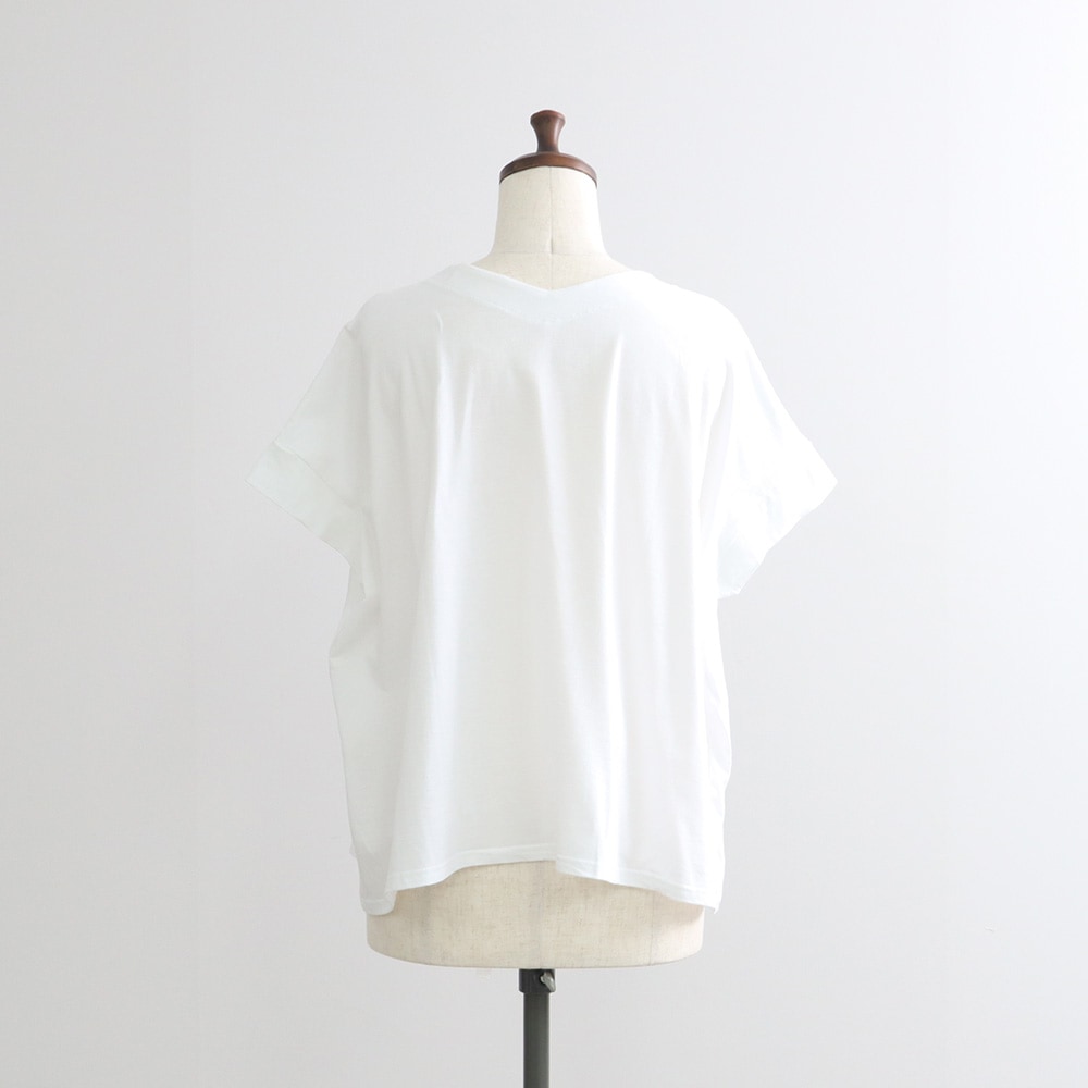 NARU(ナル) ナチュラルソフト天竺 レクタングルパネルTシャツ 674307