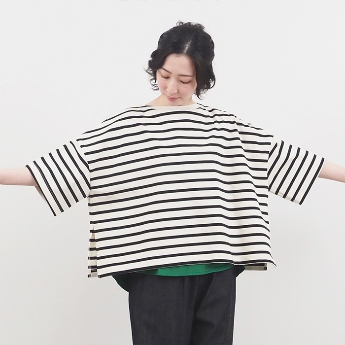 NARU(ナル) デラヴェボーダー ワイドシャツ 644220