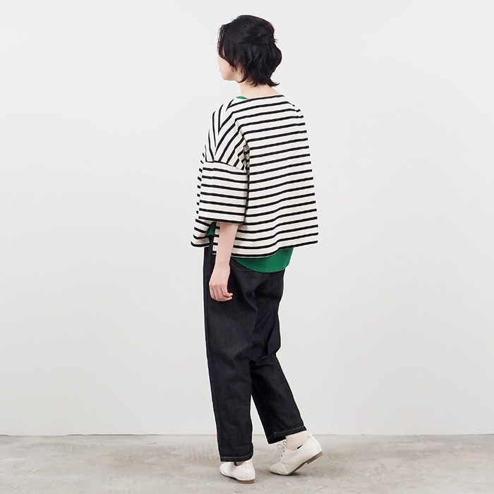 NARU(ナル) デラヴェボーダー ワイドシャツ 644220