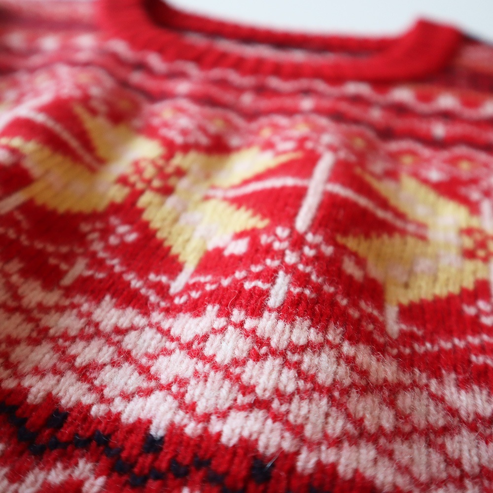 【冬の特別価格】NARU(ナル) タスマニアラム フェアアイルニット 665620