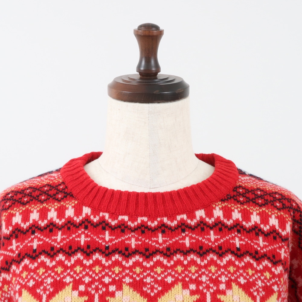 【冬の特別価格】NARU(ナル) タスマニアラム フェアアイルニット 665620