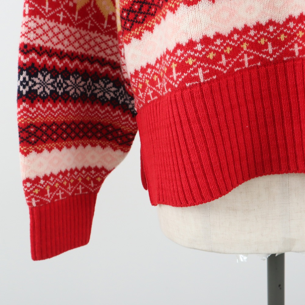 【冬の特別価格】NARU(ナル) タスマニアラム フェアアイルニット 665620