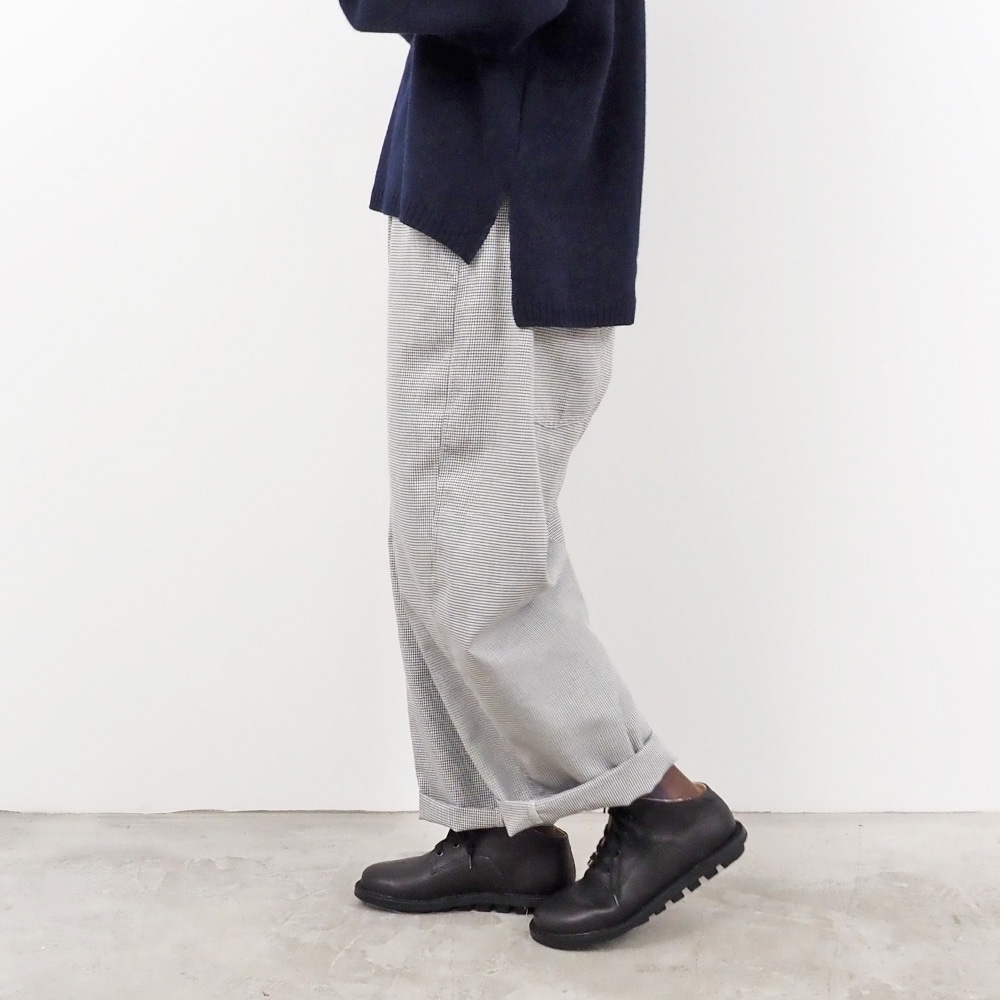 NARU(ナル) 綿麻ウール千鳥 ノッポパンツ 659926 | all_items | NARU