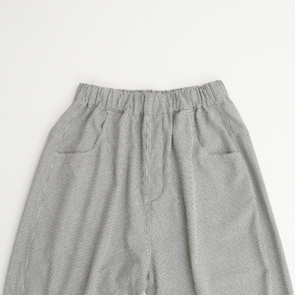 NARU(ナル) 綿麻ウール千鳥 ノッポパンツ 659926