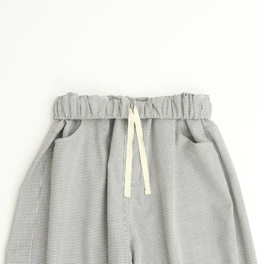 NARU(ナル) 綿麻ウール千鳥 ノッポパンツ 659926