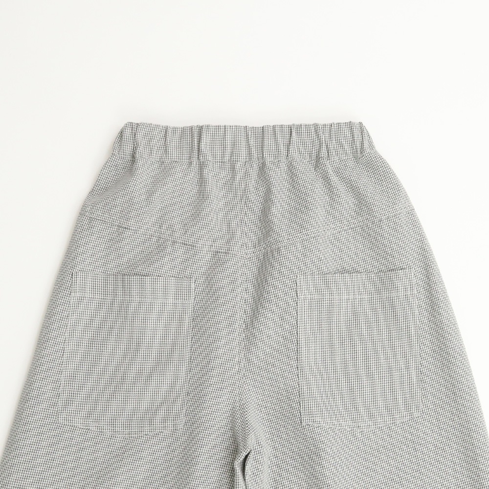 NARU(ナル) 綿麻ウール千鳥 ノッポパンツ 659926