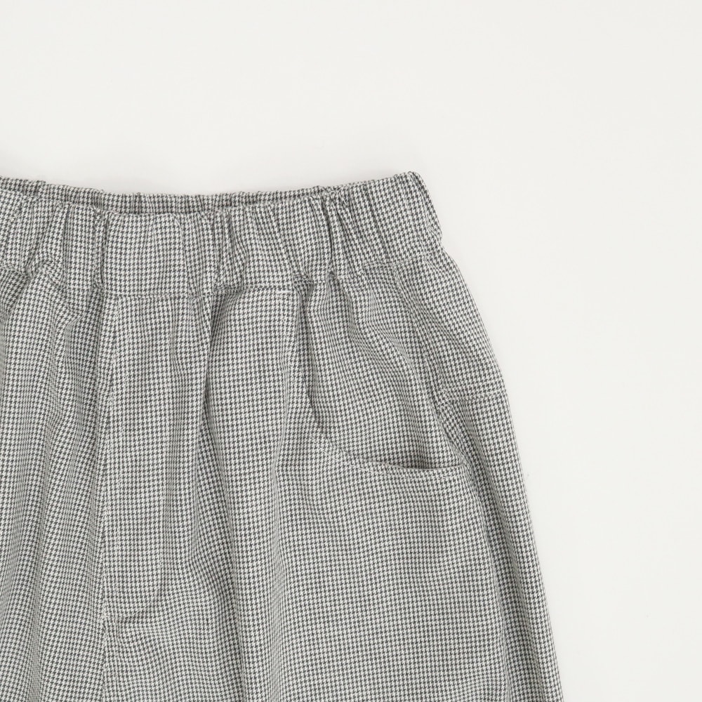 NARU(ナル) 綿麻ウール千鳥 ノッポパンツ 659926