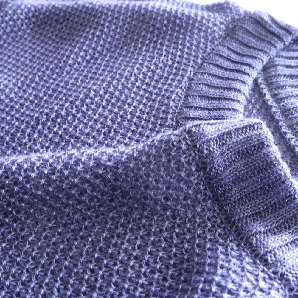 NARU(ナル) サフィランリネン 鹿の子メッシュベスト 661615