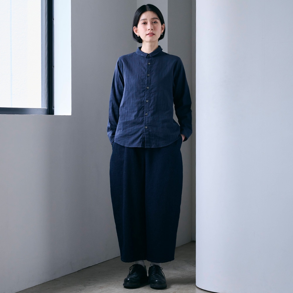NARU(ナル) ダブルガーゼ ベーシックシャツ 673810