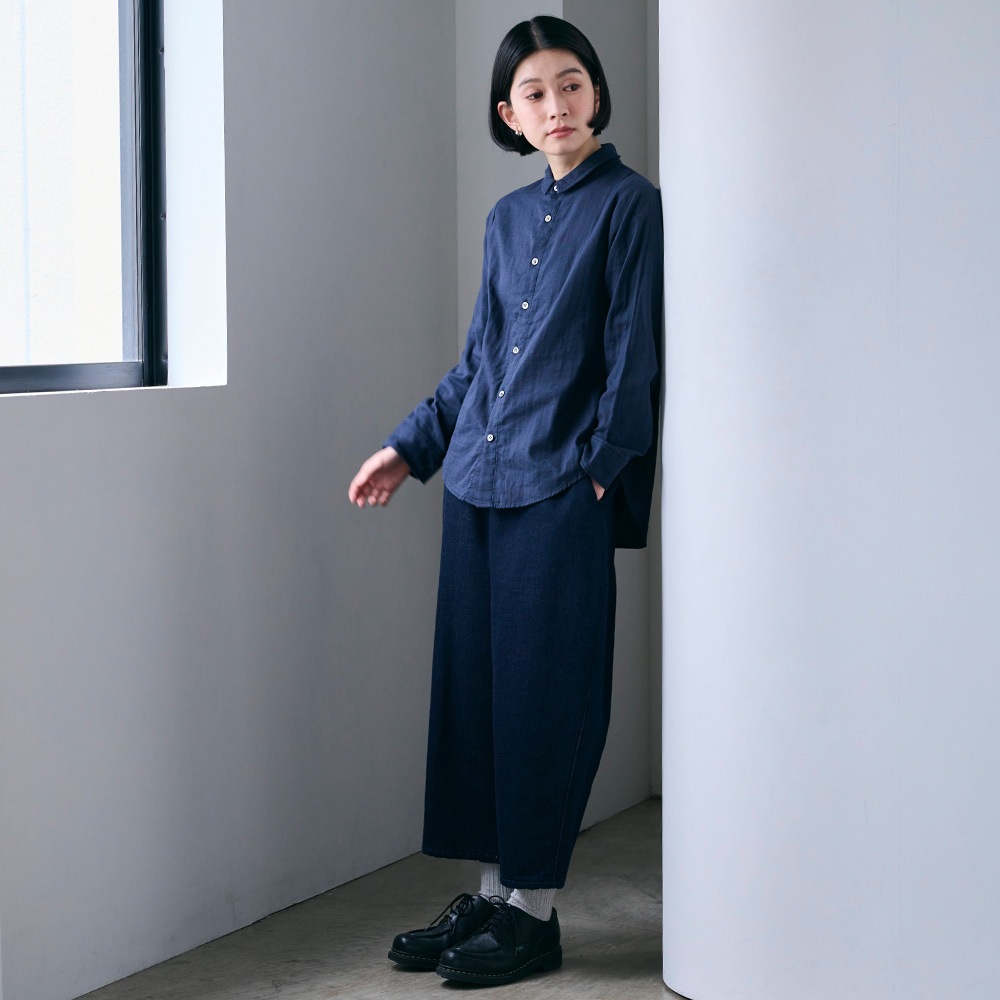NARU(ナル) ダブルガーゼ ベーシックシャツ 673810