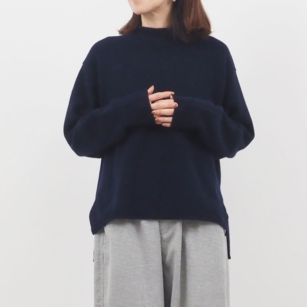 NARU(ナル) タスマニアラム クルーネックスリットニット 660610 | TOPS