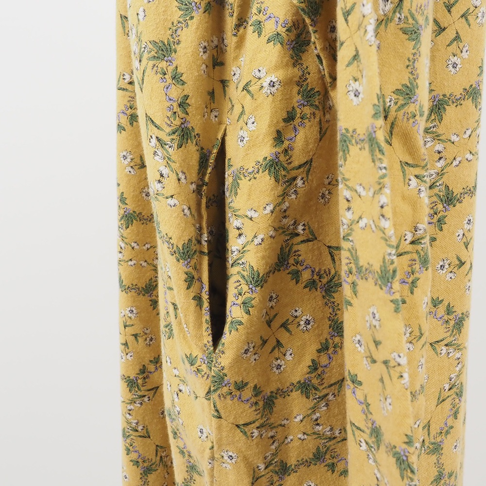 NARU(ナル) 20ビエラ起毛バイアス花柄 ワンピース 666821