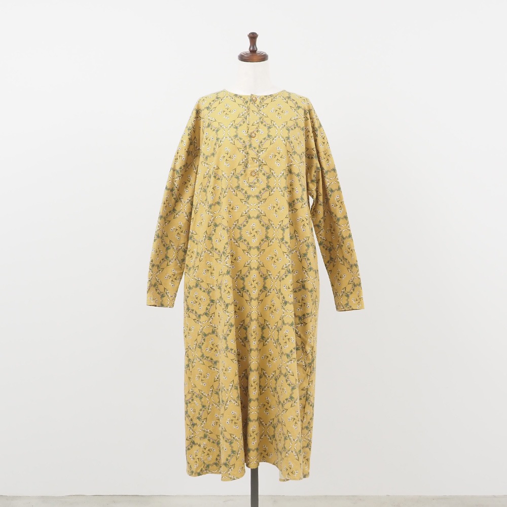 NARU(ナル) 20ビエラ起毛バイアス花柄 ワンピース 666821