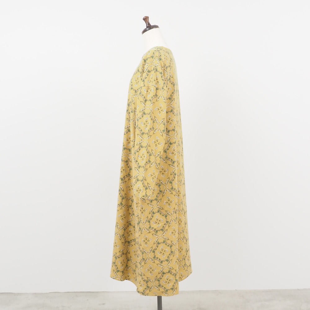 NARU(ナル) 20ビエラ起毛バイアス花柄 ワンピース 666821