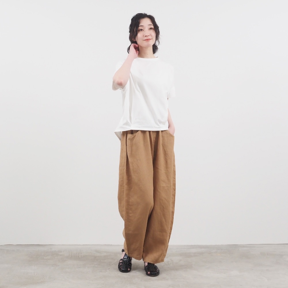 NARU(ナル) 72/2サイロ フレンチスリーブコクーンT 645205