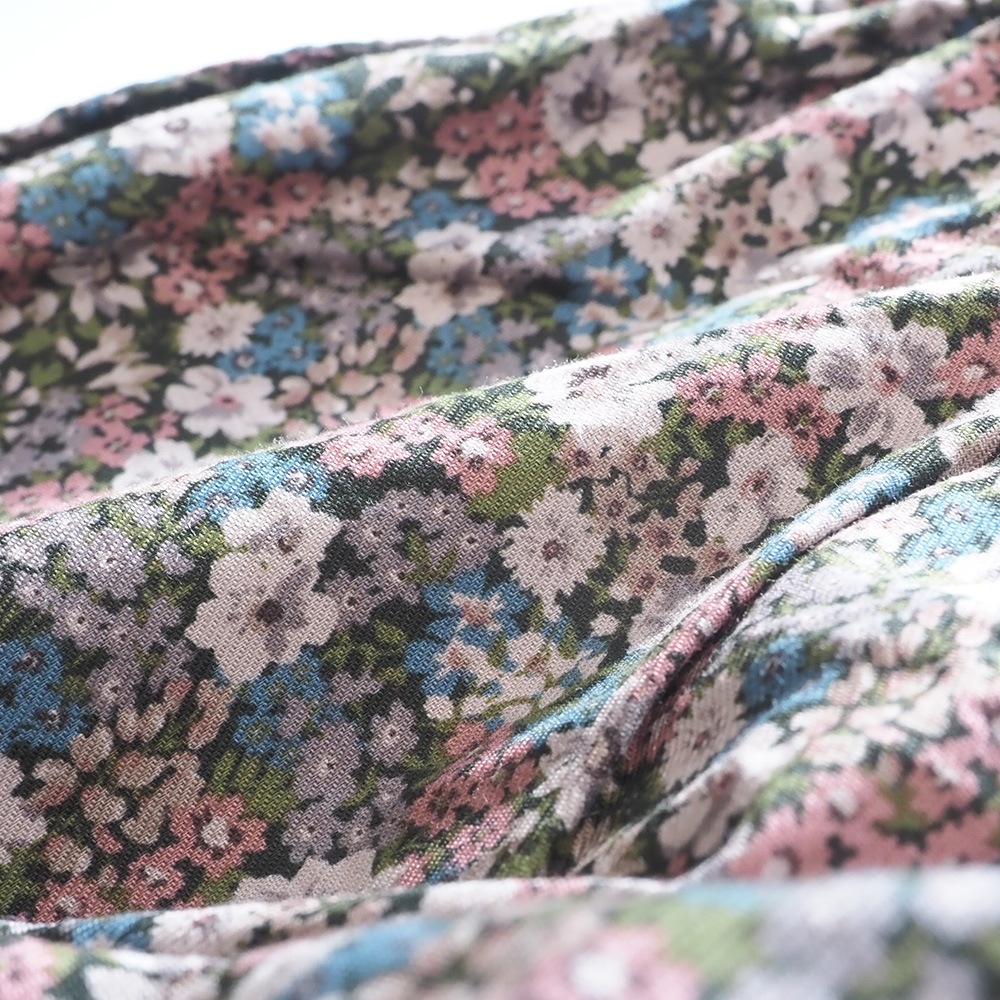 NARU(ナル) 30ビエラベタ小花柄 エッグパンツ 6658501