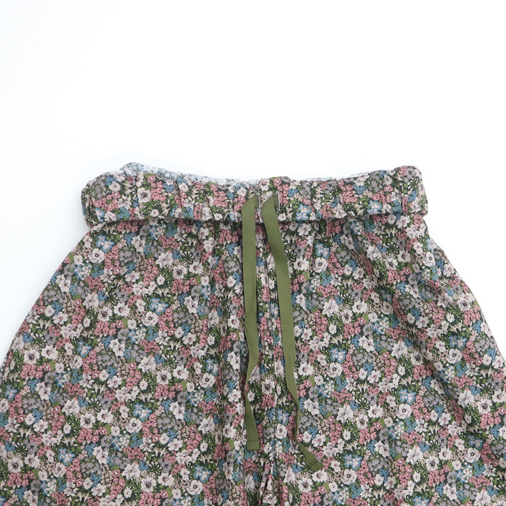 NARU(ナル) 30ビエラベタ小花柄 エッグパンツ 6658501