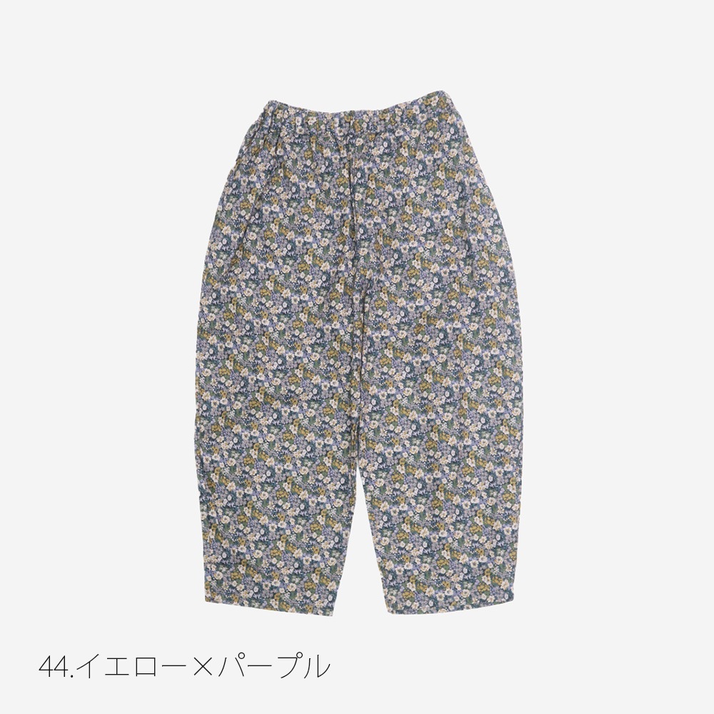 NARU(ナル) 30ビエラベタ小花柄 エッグパンツ 6658501