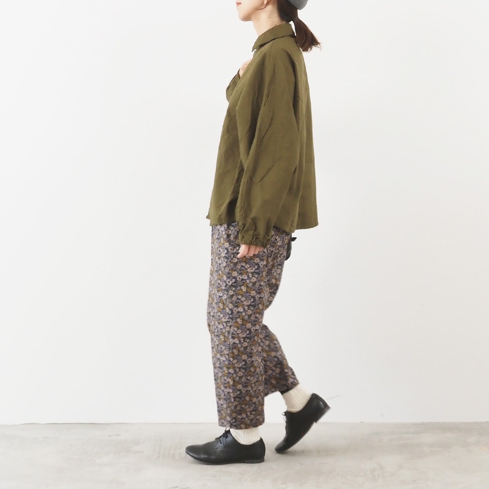 NARU(ナル) 30ビエラベタ小花柄 エッグパンツ 6658501