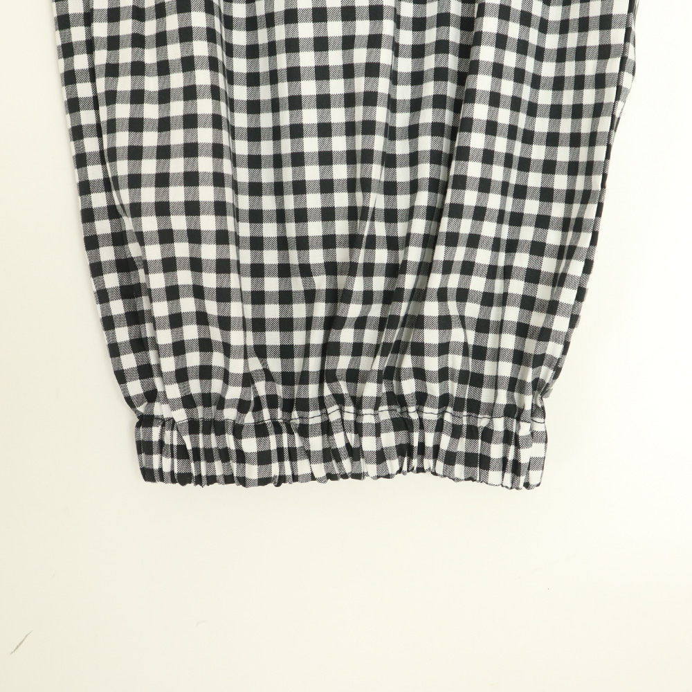 NARU(ナル) ブロードストライプ・チェック柄 ポップパンツ 6709051