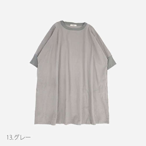NARU(ナル) 20シーチングハンドワッシャーチュニックワンピース 648842