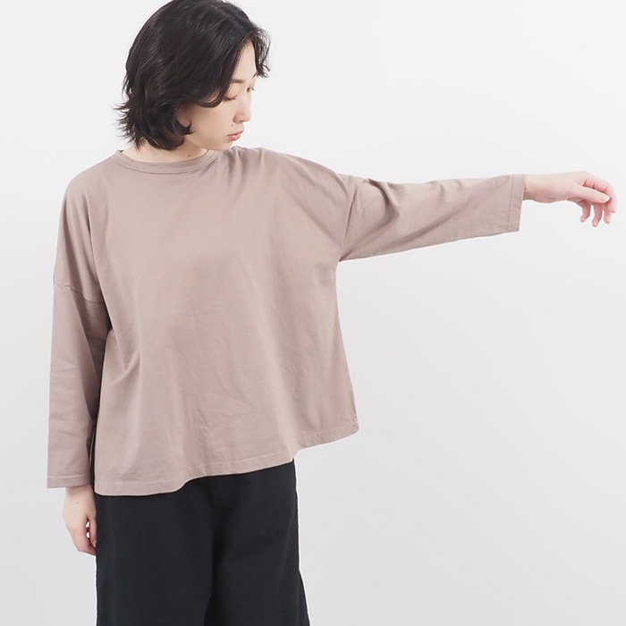 NARU(ナル) クラシック天竺 ワイドTシャツ 656006