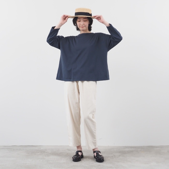 NARU(ナル) クラシック天竺 ワイドTシャツ 656006