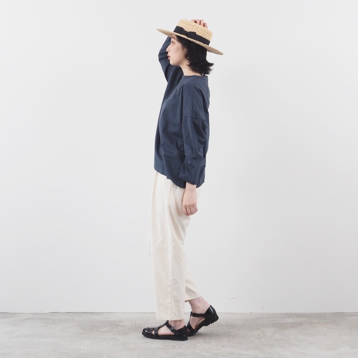 NARU(ナル) クラシック天竺 ワイドTシャツ 656006