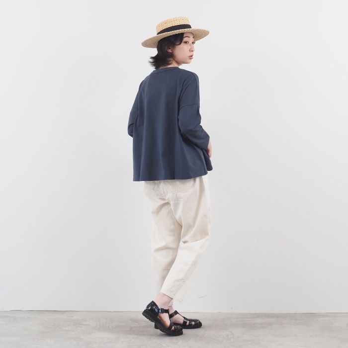 NARU(ナル) クラシック天竺 ワイドTシャツ 656006