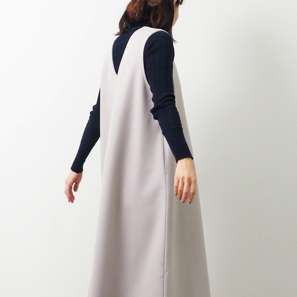 NARU(ナル) ニットメルトン ジャンパースカート 657925