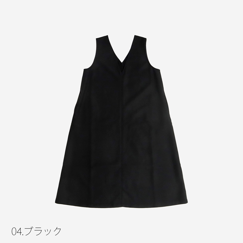 NARU(ナル) ニットメルトン ジャンパースカート 657925