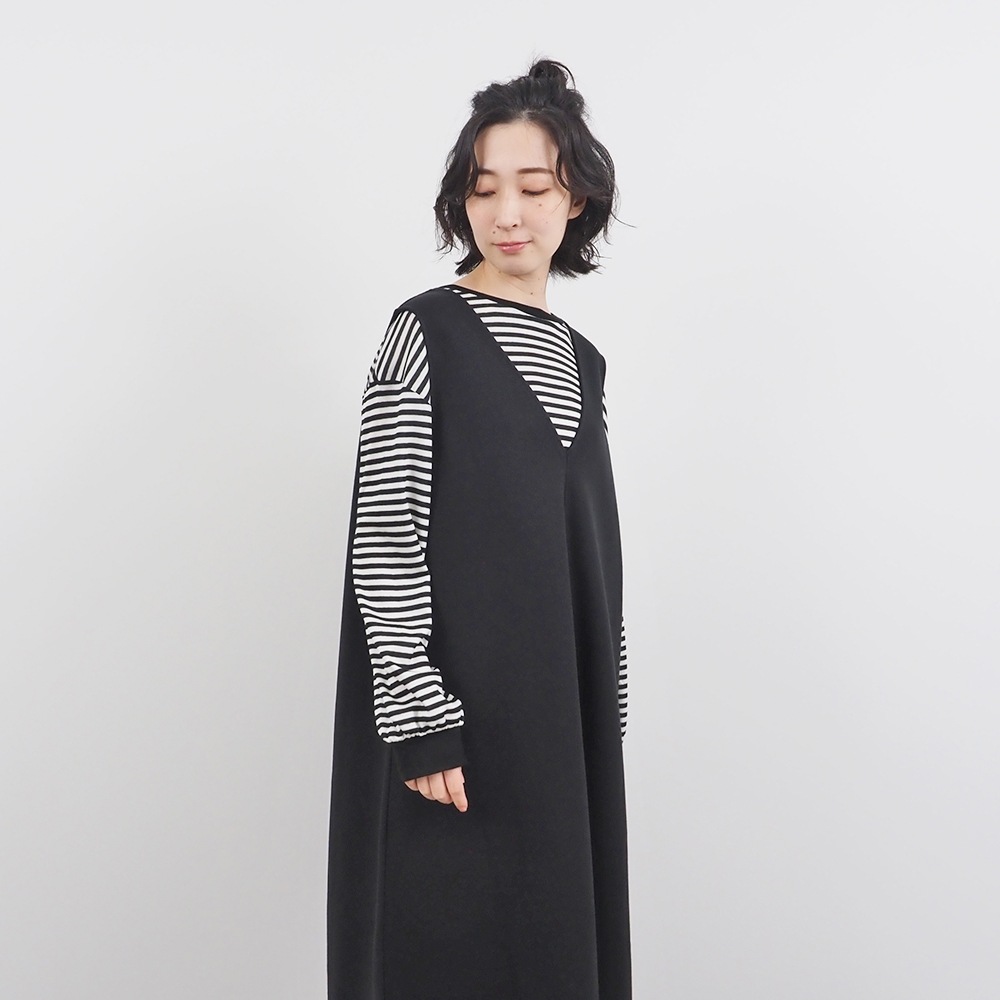 NARU(ナル) ニットメルトン ジャンパースカート 657925